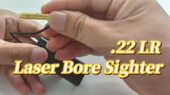 .22 LR 레이저 보어 권총 및 소총 철안 및 광학 스코프 제로