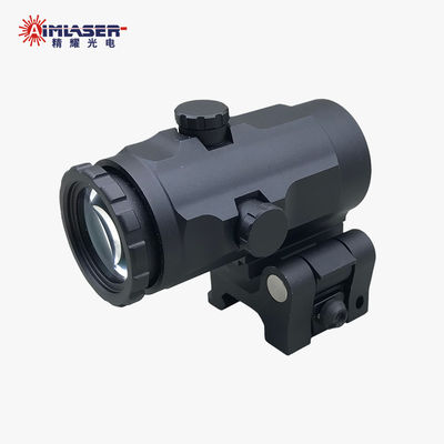 AM-M4 Tactical 3X Magnifier with Quick-Release Flip-to-Side Mount for Red Dot and Holographic Sights