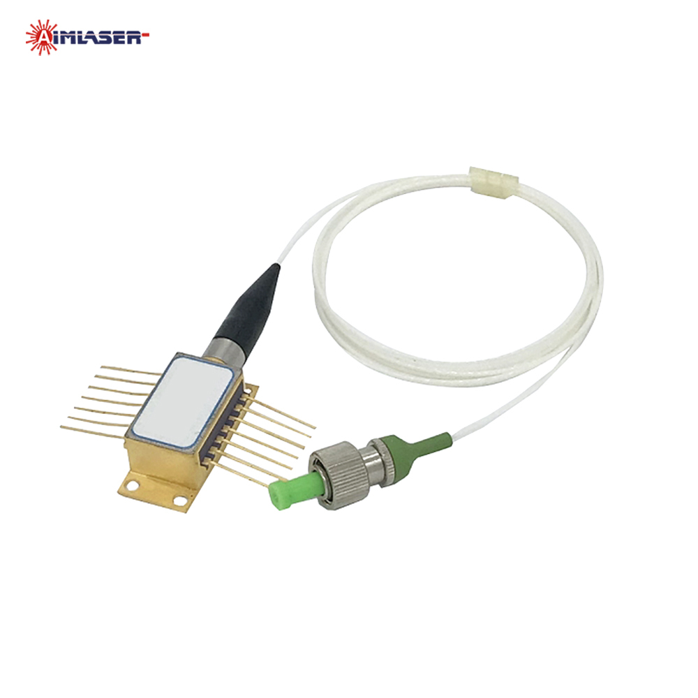 Dfb Driver 1310nm 1550nm DFB 버터플라이 패키지 파이버 결합 레이저 다이오드 모듈 (TEC 및 옵티컬 아이솔레이터 포함, 옵션 ...
