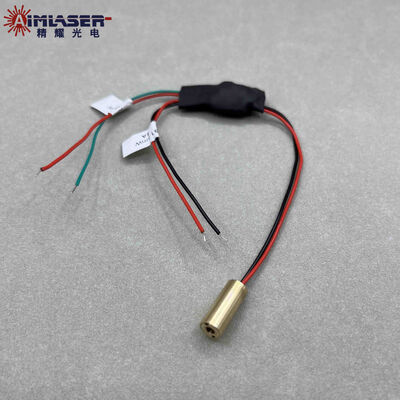 850nm 적외선 레이저 다이오드 모듈 듀얼 파워 5mW / 50mW 전환 가능 Φ6×12mm 레이저 시선 및 야간 시선용 컴팩트 크기
