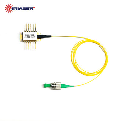 1310nm 1550nm DFB 버터플라이 패키지 파이버 결합 레이저 다이오드 모듈 (TEC 및 옵티컬 아이솔레이터 포함, 옵션 드라이버)